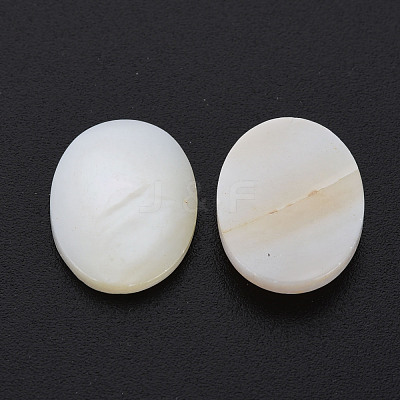 Natural Freshwater Shell Cabochons SHEL-S278-048B-1