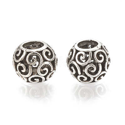 Alloy European Beads MPDL-S066-038-1