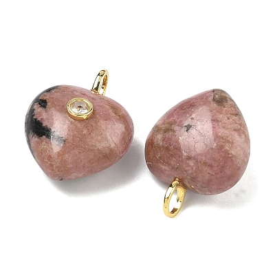 Natural Rhodonite Pendants G-B180-03G-06-1