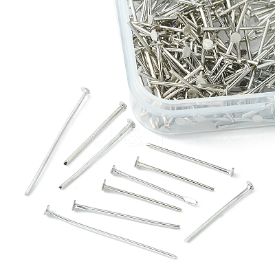 400Pcs 4 Styles Iron Flat Head Pins IFIN-FS0001-19-1