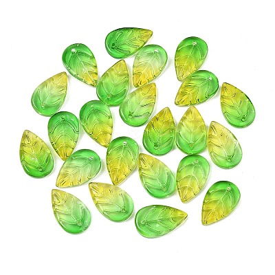 Transparent Glass Pendants GLAA-H016-08H-10-1