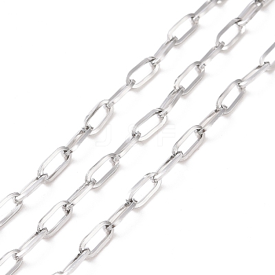 Tarnish Resistant 304 Stainless Steel Cable Chains CHS-C002-03P-05-1