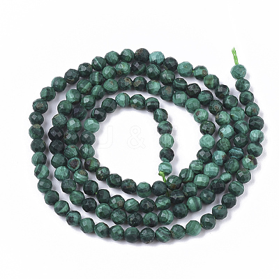 Natural Malachite Beads Strands G-S361-3mm-001-1
