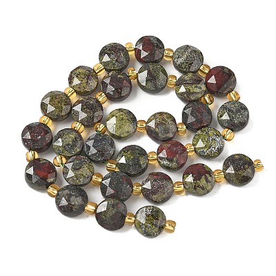 Natural Dragon Blood Beads Strands G-G271-C06-10mm-1