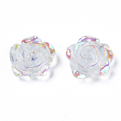 Transparent Resin Cabochons X-CRES-N030-001B-1