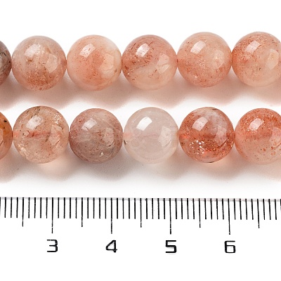 Natural Sunstone Beads Strands G-P488-04B-01-1