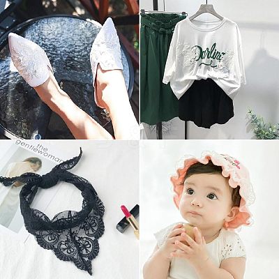 Lace Embroidery Sewing Fiber DIY-PH0019-21-1