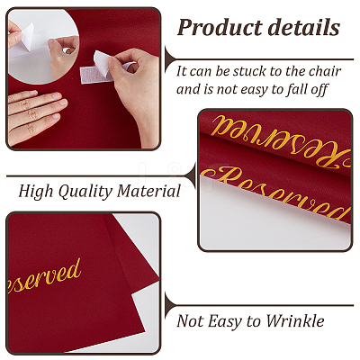 Polyester Reserved Chair Signs AJEW-WH0661-97A-1