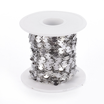 Tarnish Resistant 304 Stainless Steel Link Chains CHS-L019-01B-P-1