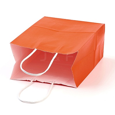 Pure Color Kraft Paper Bags LS-AJEW-G020-D-08-1