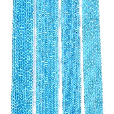 Electroplate Glass Beads Strands EGLA-A044-T2mm-A08-1