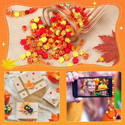 286Pcs Handmade Polymer Clay Beads CLAY-YW0002-58-1