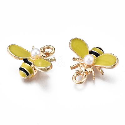 Alloy Enamel Pendants ENAM-S119-010B-1