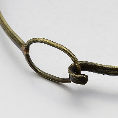 Brass Bangle Making BJEW-B133-01AB-NF-1