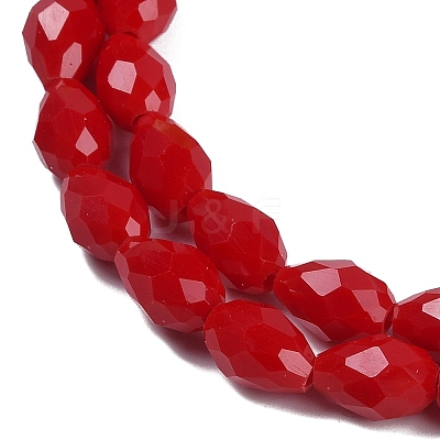 Opaque Solid Color Beads Strands EGLA-N013-P8mm-D07-1
