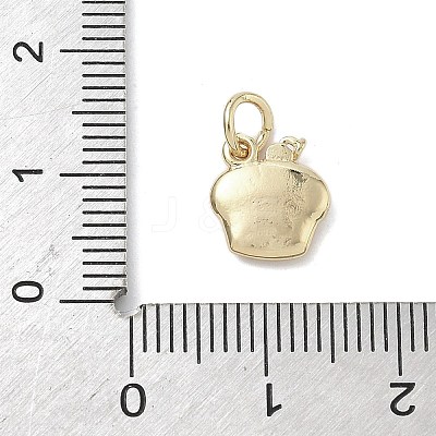 Brass Enamel Charms KK-K368-17G-04-1