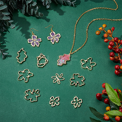 14Pcs 7 Styles DIY Flower Kits DIY-GA0008-46-1