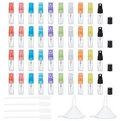 Transparent Glass Spray Bottles Sets DIY-BC0006-28C-1