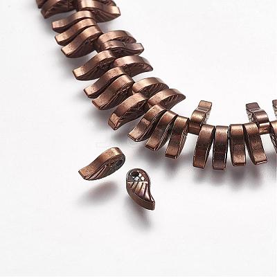 Non-magnetic Synthetic Hematite Beads Strands G-P218-12-05-1