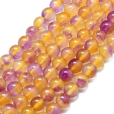 Natural Malaysia Jade Beads Strands G-L645-C01-6mm-32-1