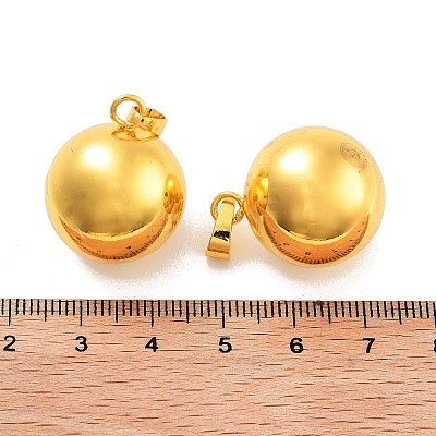Brass Bell Pendants X-KK-I682-01A-G-1