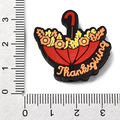 Thanksgiving Theme Silicone Beads SIL-J001-01A-1