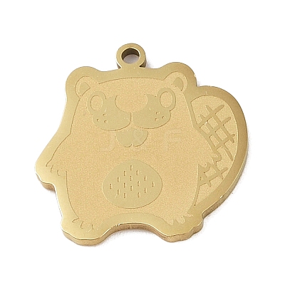 201 Stainless Steel Pendants STAS-C095-25G-1