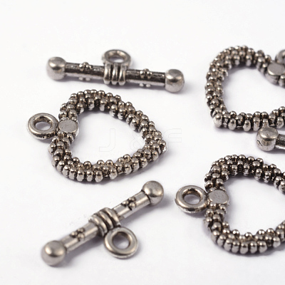 Tibetan Style Alloy Toggle Clasps X-LF0714Y-1