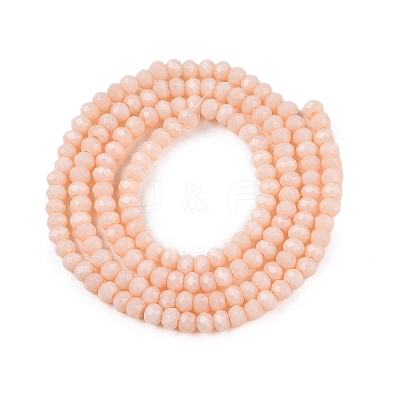 Opaque Solid Color Imitation Jade Glass Beads Strands LS-EGLA-A044-P1mm-D05-1