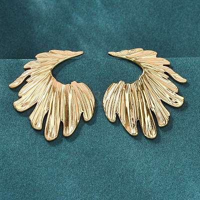 304 Stainless Steel Stud Earrings for Women EJEW-K306-11G-1