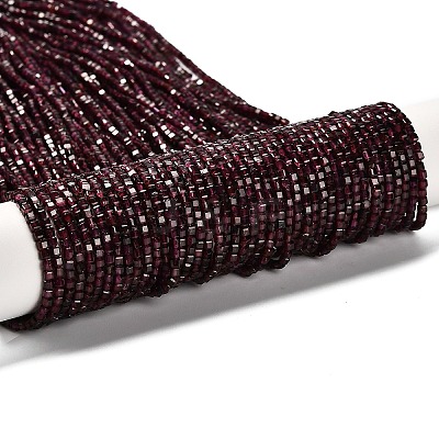 Natural Garnet Beads Strands G-RM2025-32B-01-1