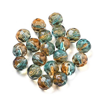 50Pcs 1 Set Glass Beads GLAA-D300-03K-1