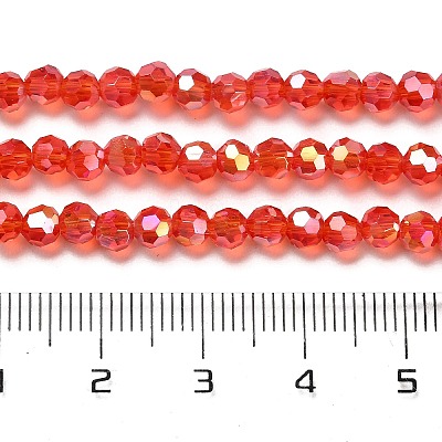 Transparent Glass Beads EGLA-A035-T4mm-B01-1
