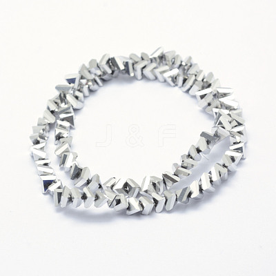 Electroplate Glass Beads Strands EGLA-J143-A-FP03-1