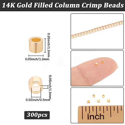 3Bags Brass Crimp Beads KK-BBC0026-10C-1