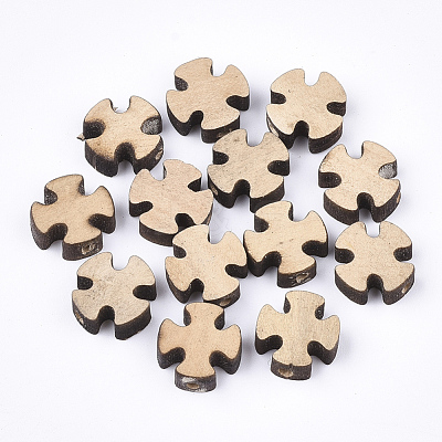 Natural Wooden Beads WOOD-S050-40-1