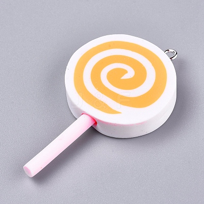 Handmade Polymer Clay Pendants LS-CLAY-L002-A02-1