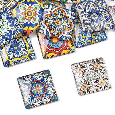 1 Bag Glass Cabochons GGLA-FS0001-19A-1