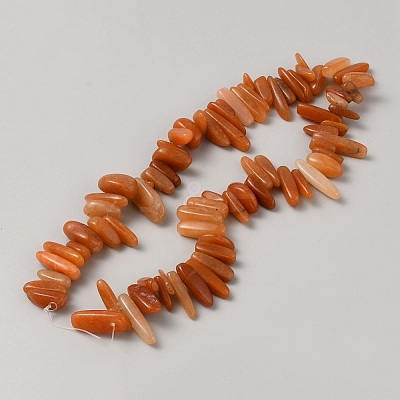 Natural Red Aventurine Beads Strands G-TAC0005-02B-02-1