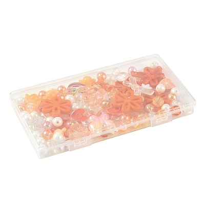 100Pcs 18 Styles Transparent & Opaque Acrylic Beads MACR-FS0002-40-1