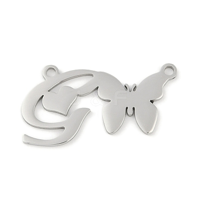 Non-Tarnish 304 Stainless Steel Pendants STAS-L279-002P-G-1