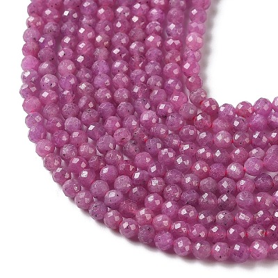 Natural Ruby Beads Strands GG-CBA4941-A03-3mm-1