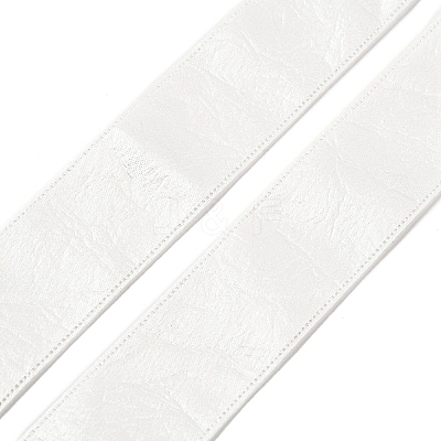 Imitation Leather Polyester Ribbon DIY-R050-02E-1