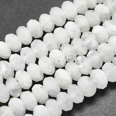 Natural Rainbow Moonstone Beads Strands G-O170-67A-1