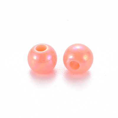 Opaque Acrylic Beads MACR-S370-D6mm-SS2109-1