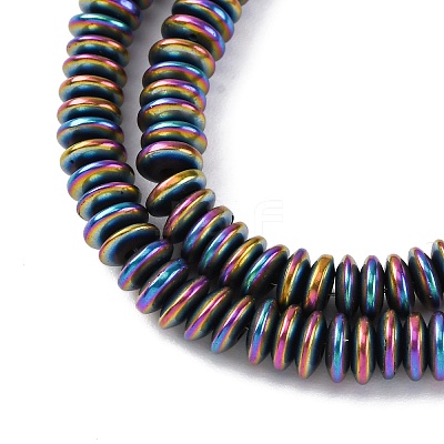 Electroplated Non-magnetic Hematite Beads Strands G-P571-B01-01A-1