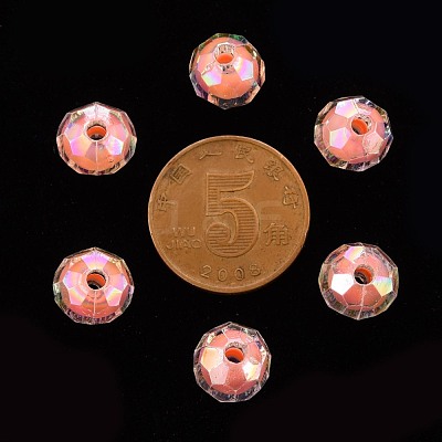 Transparent Acrylic Beads TACR-S152-04B-SS2109-1