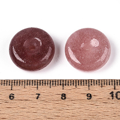 Natural Strawberry Quartz Pendants G-N353-05A-12-1