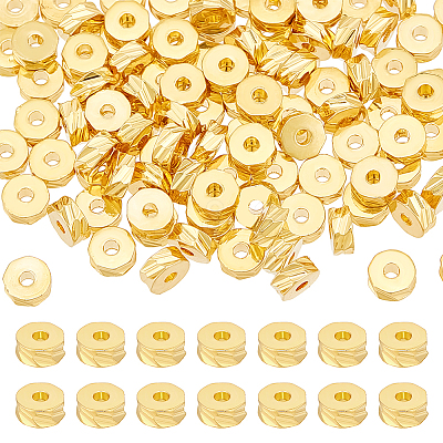 100Pcs Brass Bead KK-BC0013-53C-1