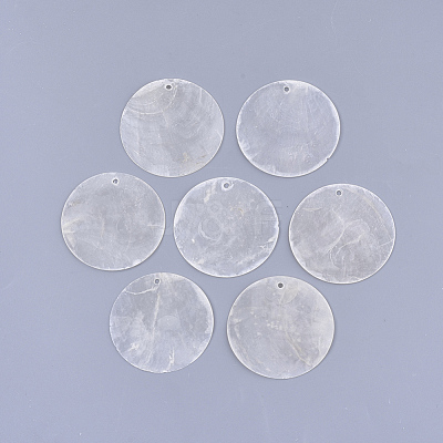 Capiz Shell Pendants SHEL-S276-23B-1